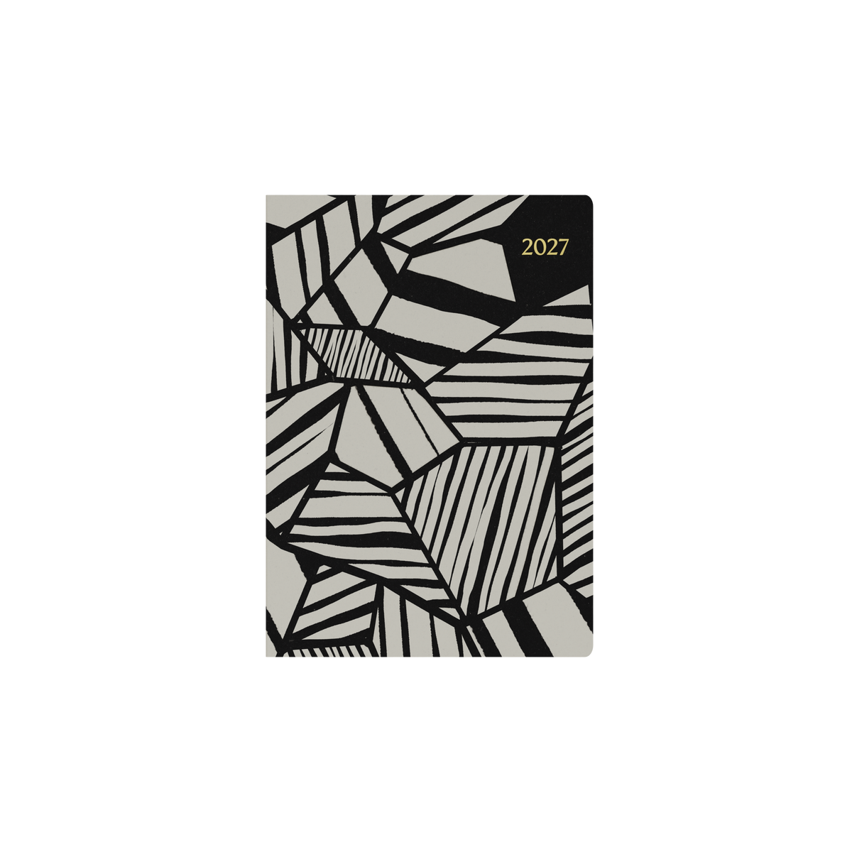 2027 Calendar Year Diary/Planner - 12 Month A5 Week to View - Hard Cover in White - Collins Bold Mono Range