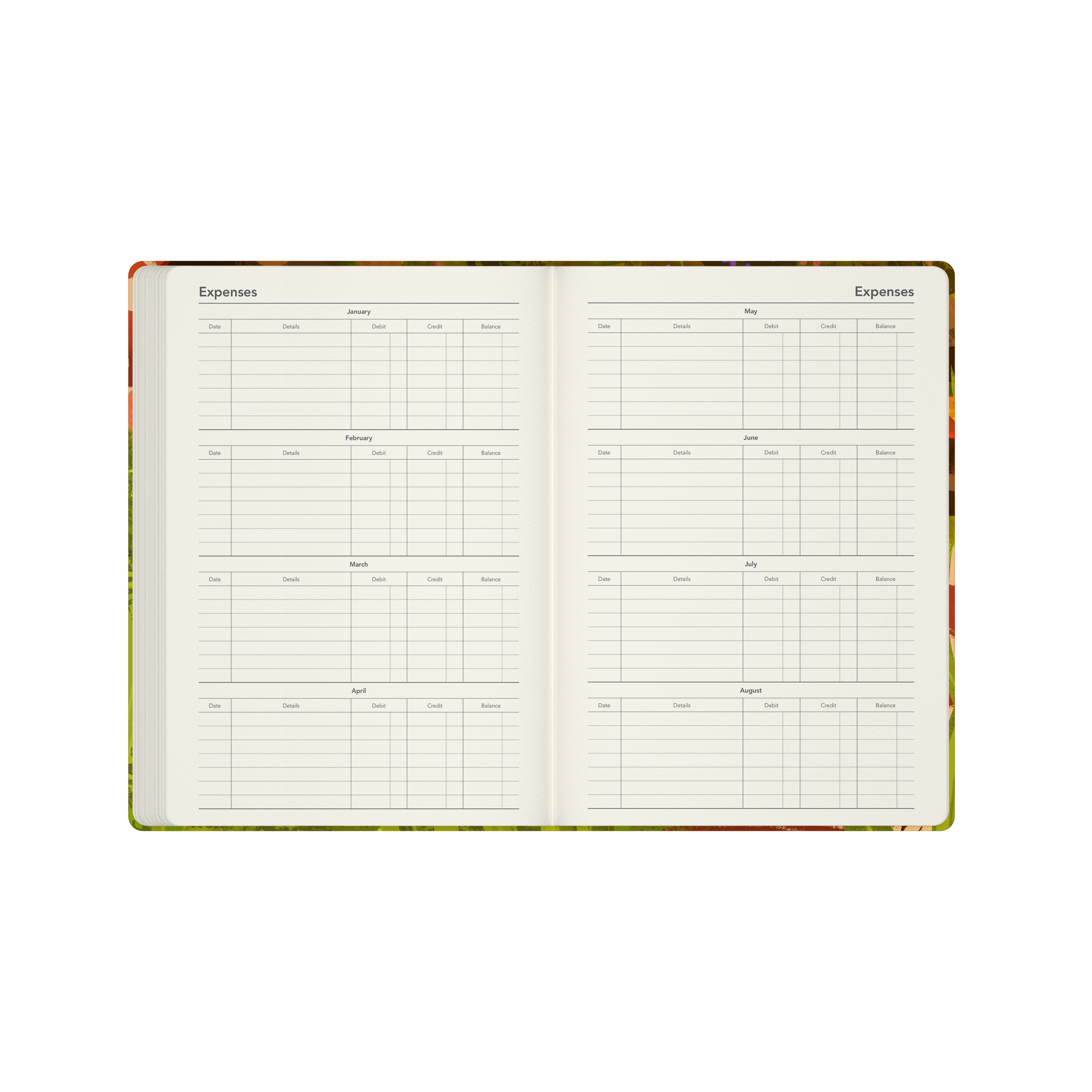Glasgow School of Art (Bella Ramsay) - Cat Calendar Year 2026 Diary/Planner, Week to View, A5 Recycled Hard Cover - Mushroom