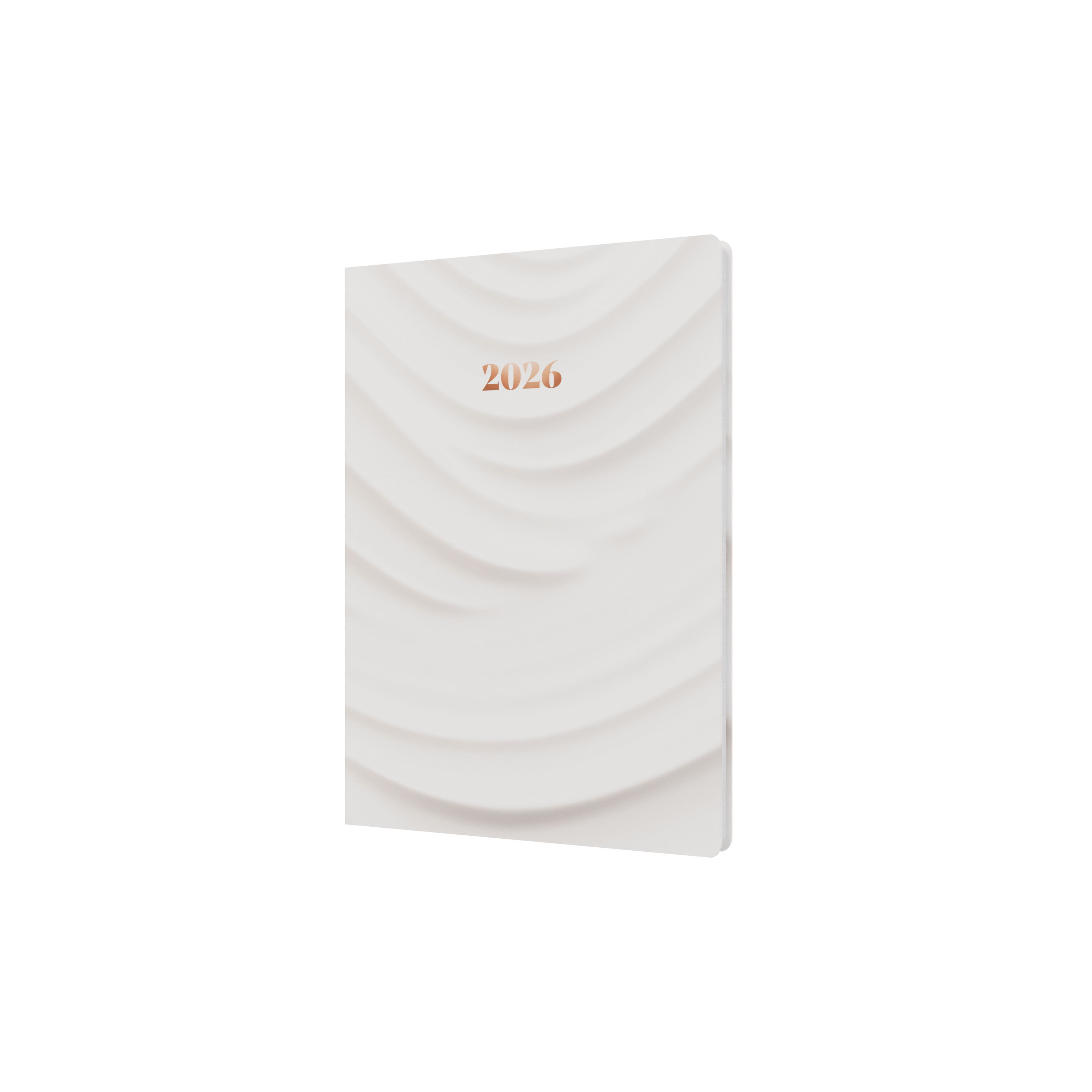 Dimensional Calendar Year 2026 Diary/Planner, Week to View, A5 Recycled Hard Cover - Striped