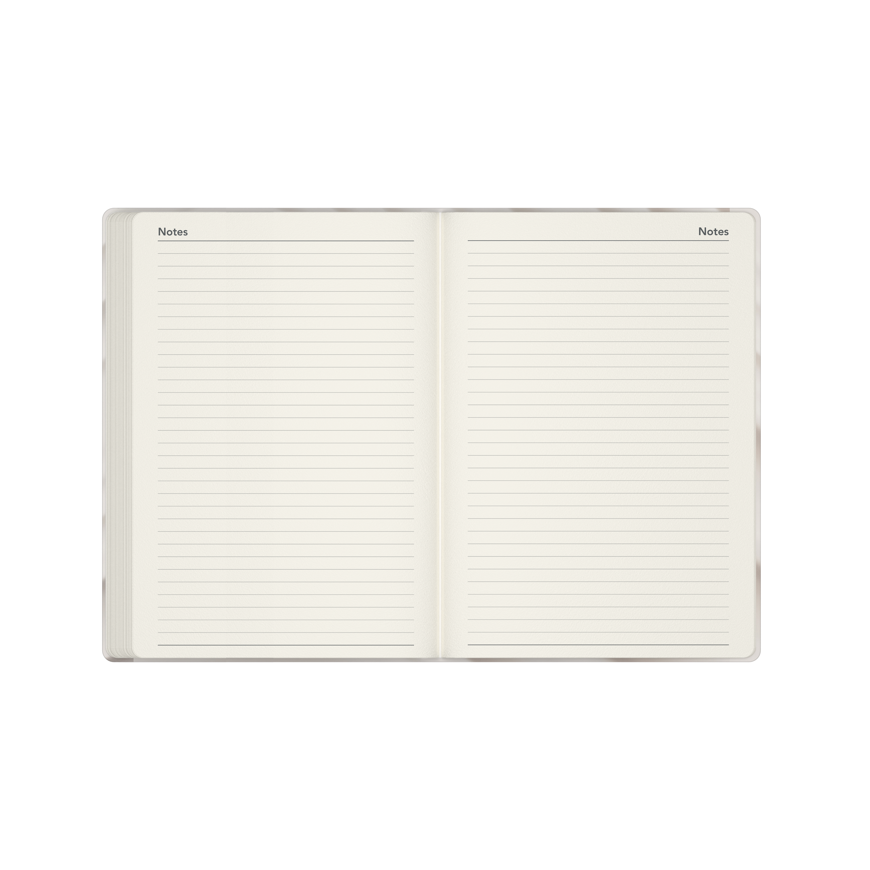 Dimensional Calendar Year 2026 Diary/Planner, Week to View, A5 Recycled Hard Cover - Striped