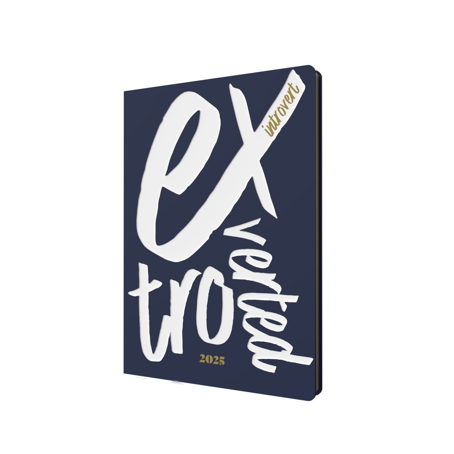 Collins Expressive Type 2025 Diary Planner - Week to View, Size A5 - Recycled - Navy