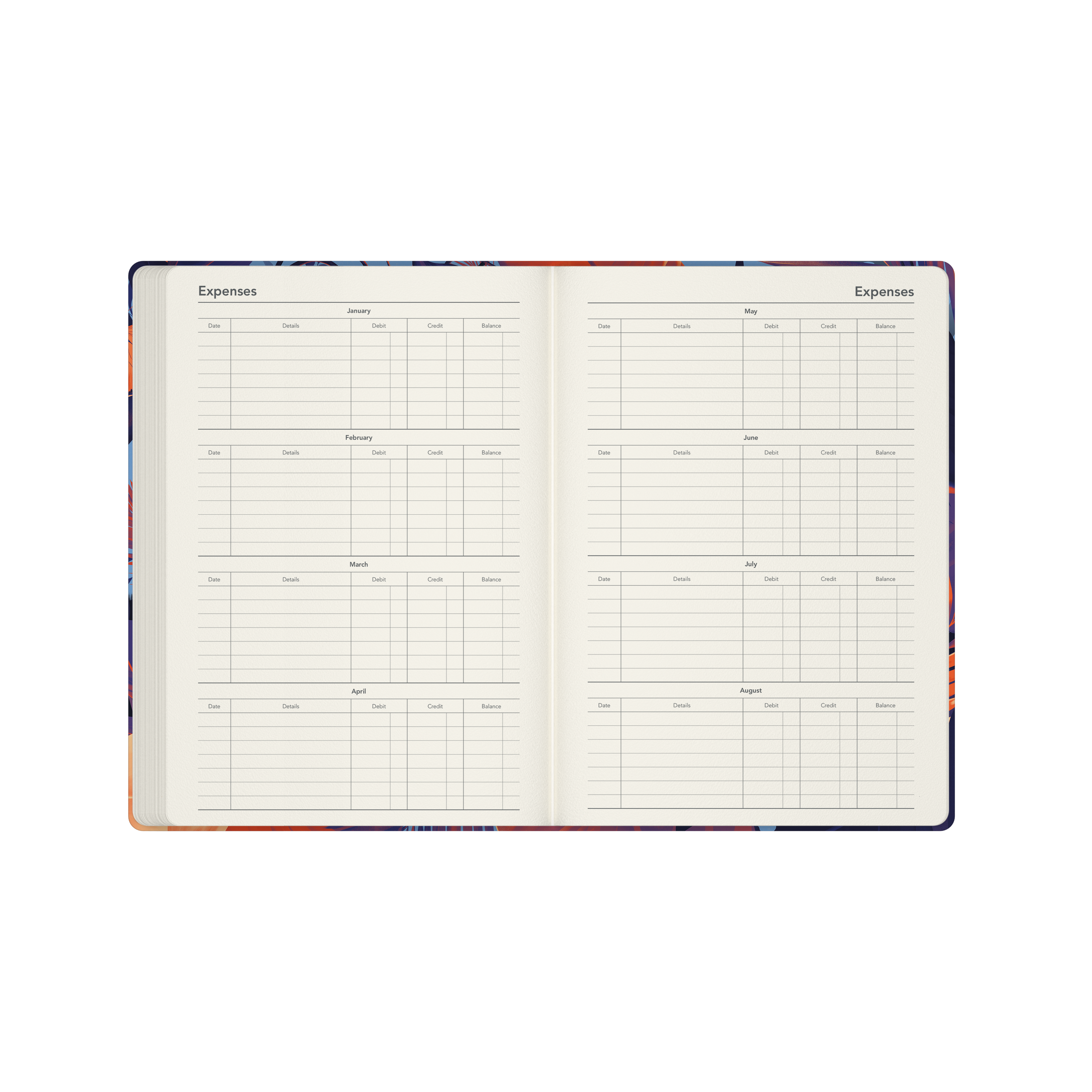 Down the Garden Path Calendar Year 2026 Diary/Planner, Week to View, A5 Recycled Hard Cover - Toucan