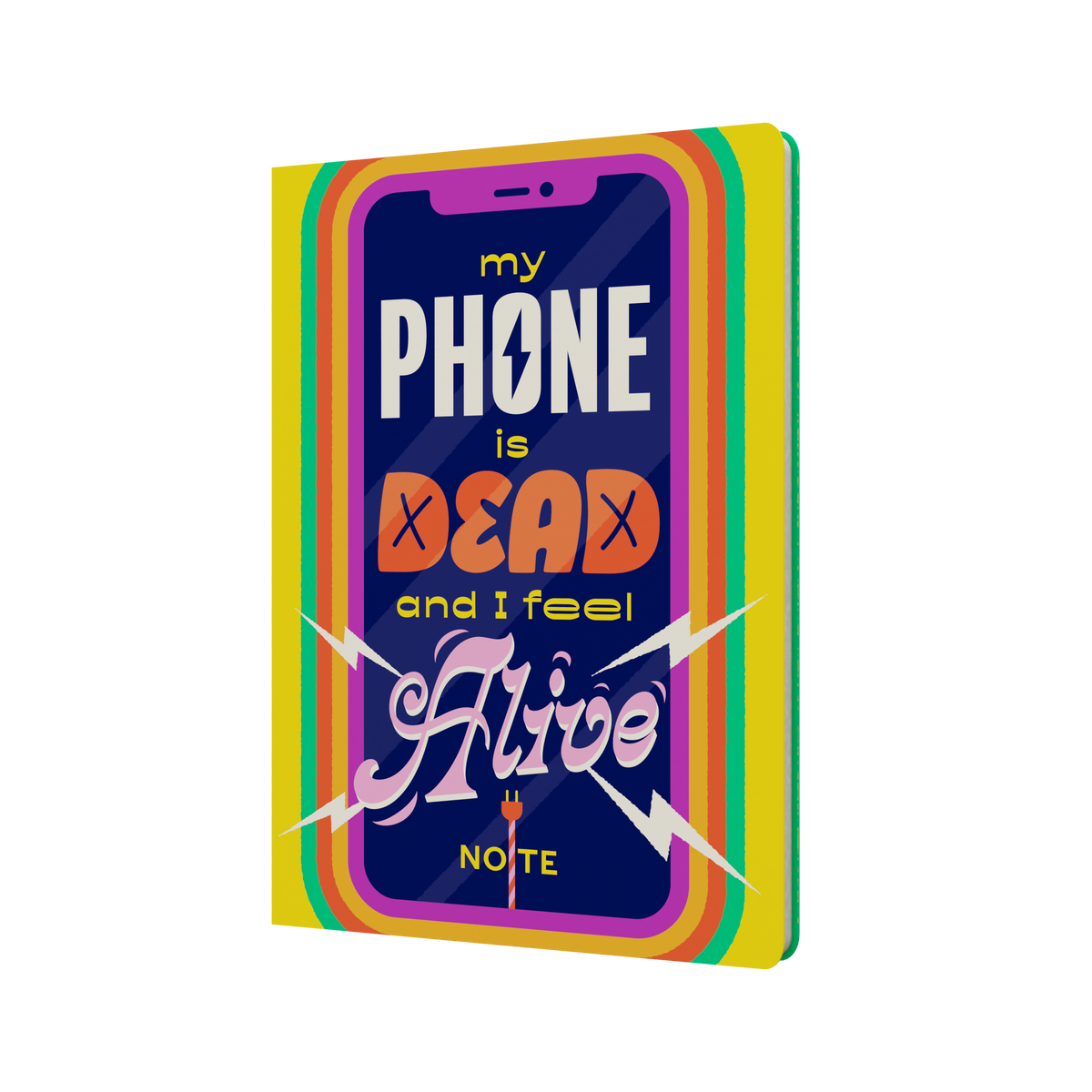 Collins Inspirational Type - A5 Notebook (Recycled) - Phone