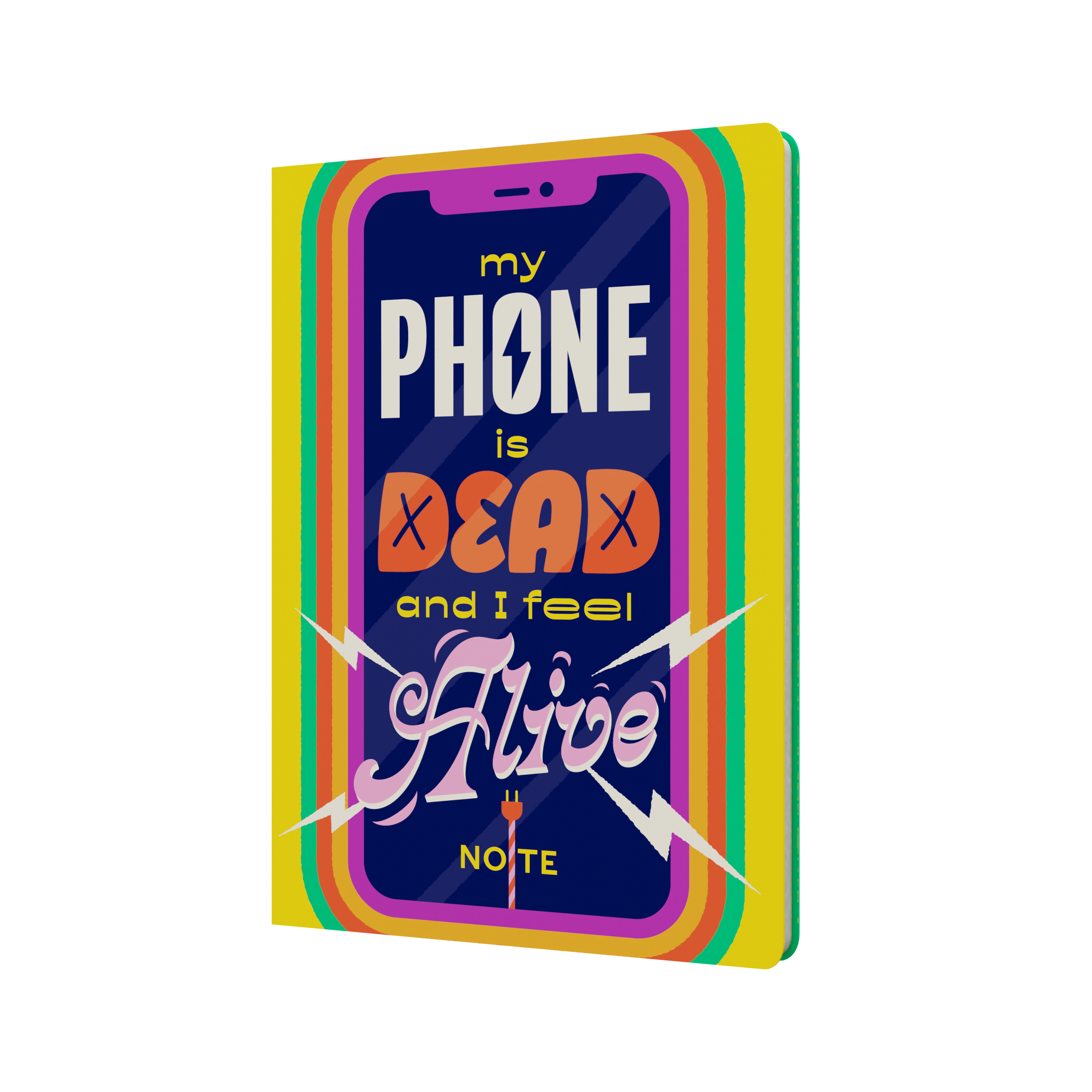 Collins Inspirational Type - A5 Notebook (Recycled) - Phone