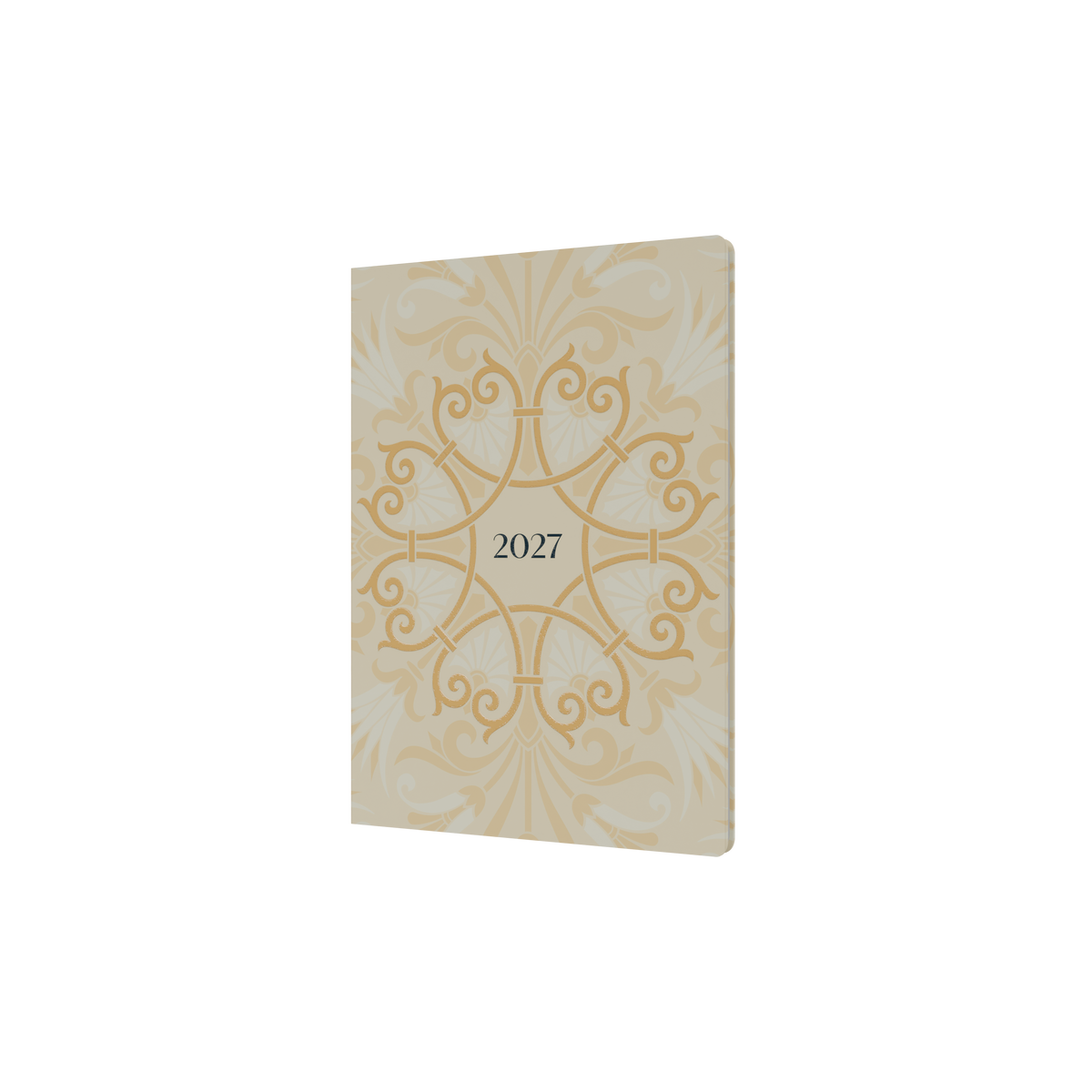 2027 Calendar Year Diary/Planner - 12 Month A5 Week to View - Hard Cover in White - Collins Lavish Lux Range