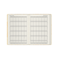 2027 Calendar Year Diary/Planner - 12 Month A5 Week to View - Hard Cover in White - Collins Lavish Lux Range
