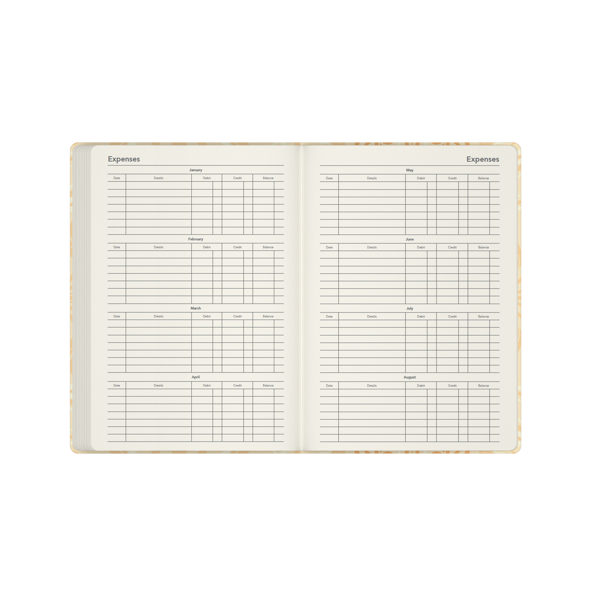 2027 Calendar Year Diary/Planner - 12 Month A5 Week to View - Hard Cover in White - Collins Lavish Lux Range