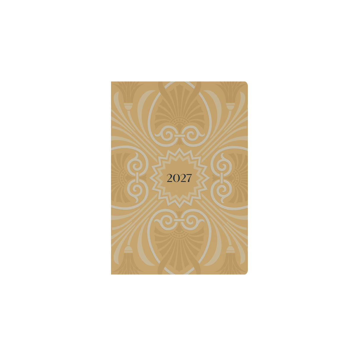 2027 Calendar Year Diary/Planner - 12 Month A5 Week to View - Hard Cover in Yellow - Collins Lavish Lux Range