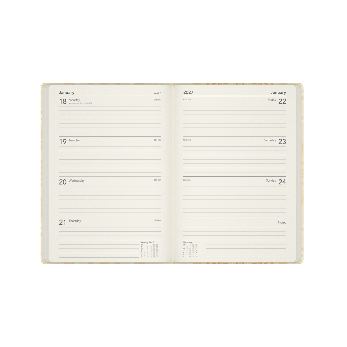 2026-2027 Financial Year Diary/Planner - 12 Month A5 Week to View Diary - Soft Cover - Collins Lavish Lux Range