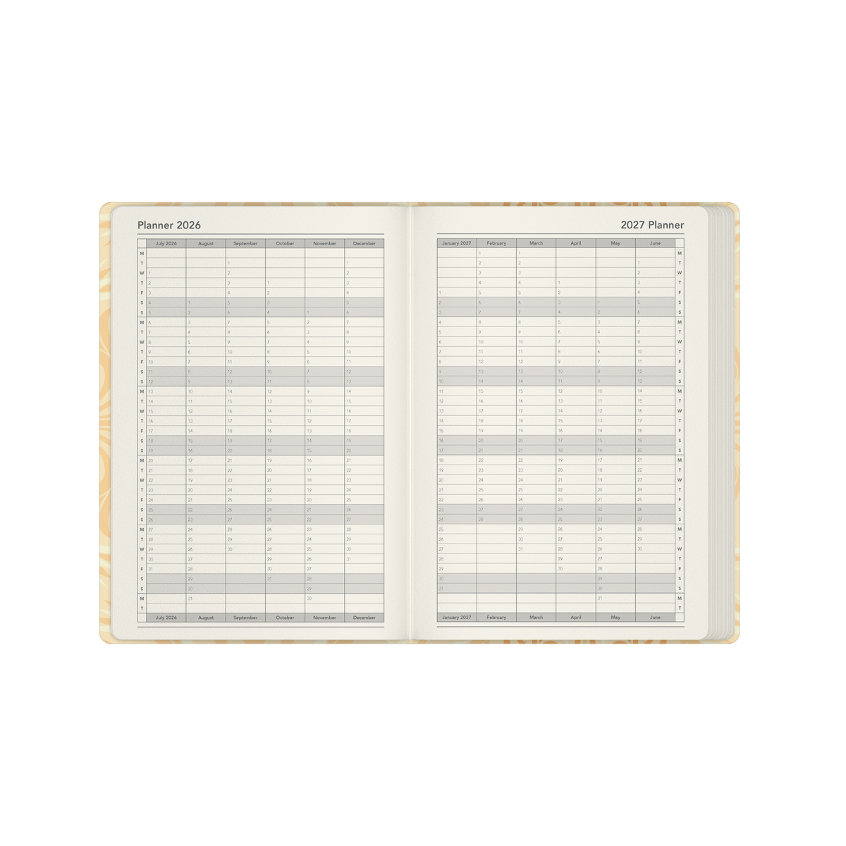 2026-2027 Financial Year Diary/Planner - 12 Month A5 Week to View Diary - Soft Cover - Collins Lavish Lux Range