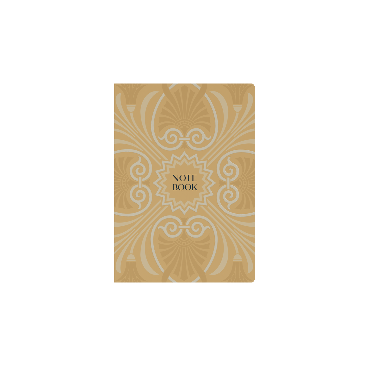 Notebook A5 - Ruled - Hard Cover (Recycled) in Yellow - Collins Lavish Lux Range