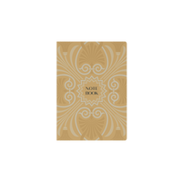 Notebook A5 - Ruled - Hard Cover (Recycled) in Yellow - Collins Lavish Lux Range