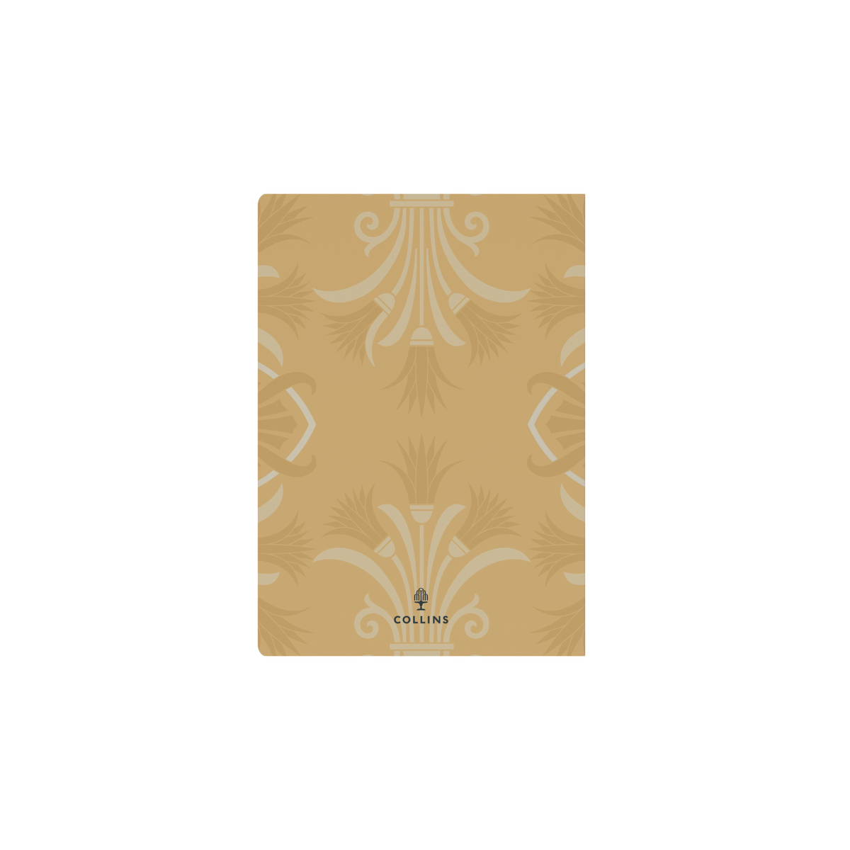 Notebook A5 - Ruled - Hard Cover (Recycled) in Yellow - Collins Lavish Lux Range