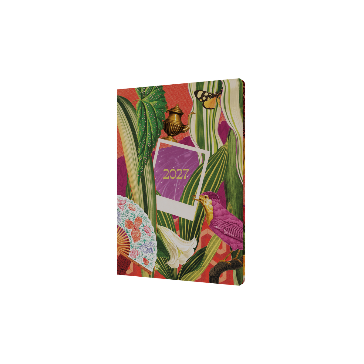 2027 Calendar Year Diary/Planner - 12 Month A5 Week to View - Hard Cover (Recycled) in Bird - Collins Modern Organic Range
