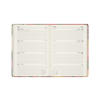 2027 Calendar Year Diary/Planner - 12 Month A5 Week to View - Hard Cover (Recycled) in Turtle - Collins Modern Organic Range