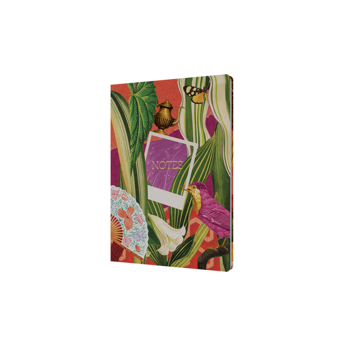 Notebook A5 - Ruled - Hard Cover (Recycled) in Bird - Collins Modern Organic Range