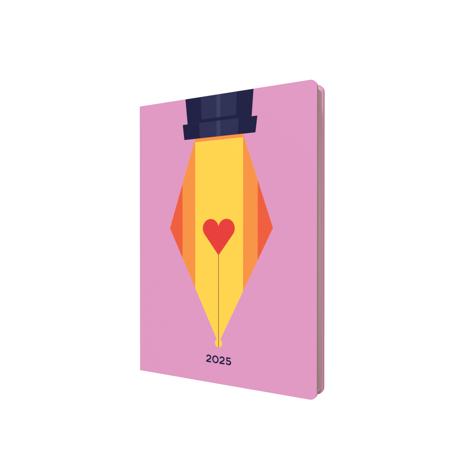 Collins Peace, Love & Understanding 2025 Diary Planner - Week to View, Size A5 - Recycled - Lilac