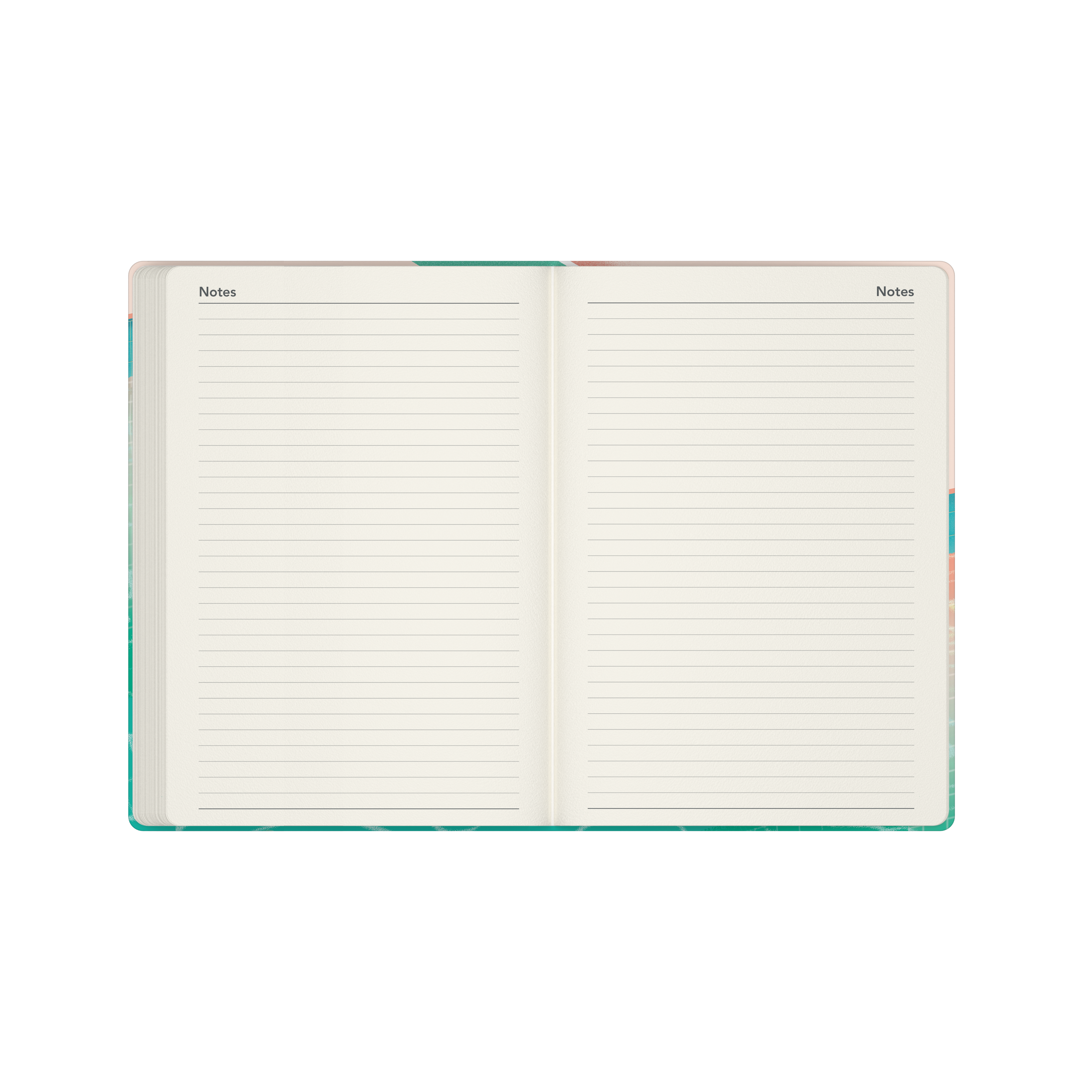 Submerge Calendar Year 2026 Diary/Planner, Week to View, A5 Recycled Hard Cover - Green