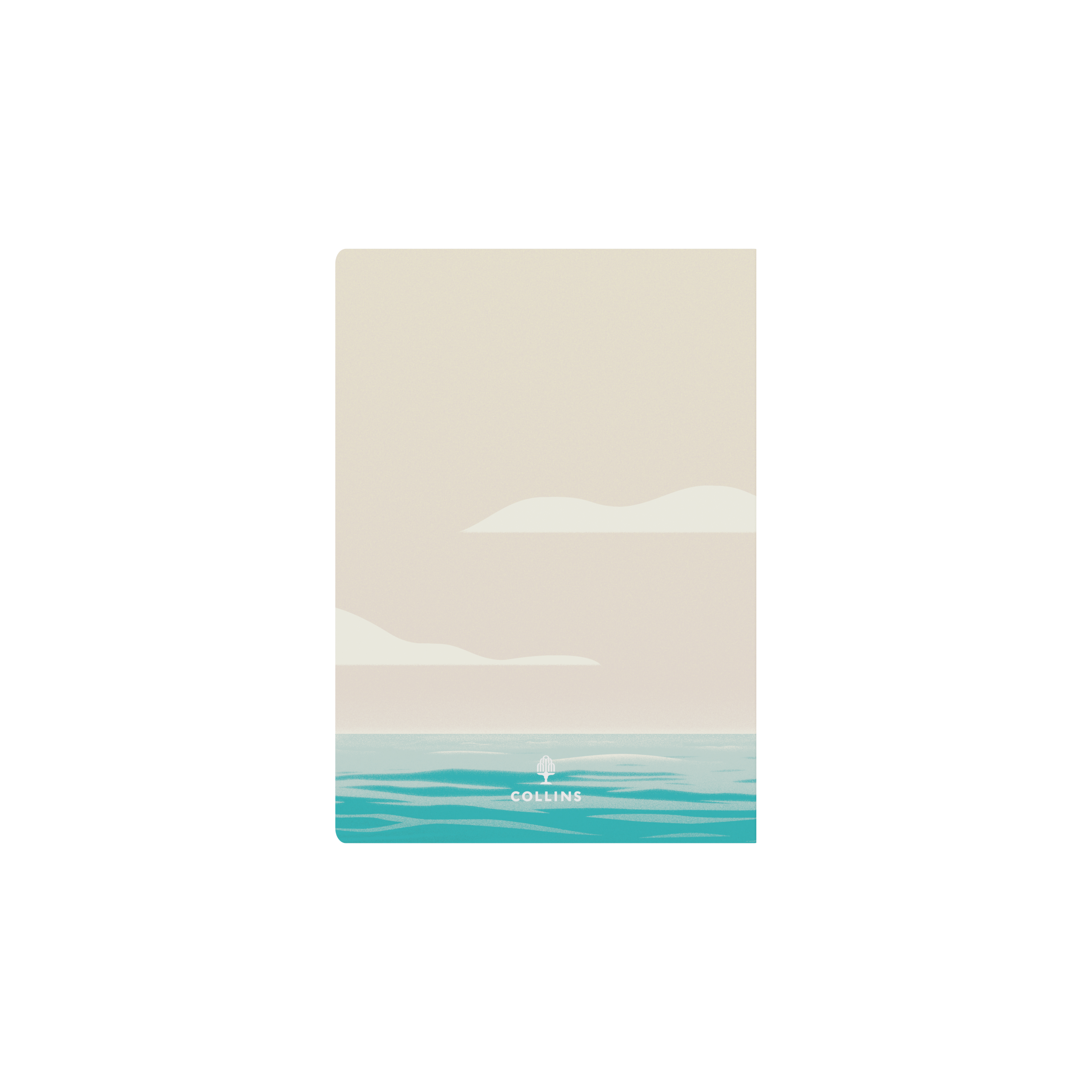 Submerge Calendar Year 2026 Diary/Planner, Week to View, A5 Recycled Hard Cover - Beige