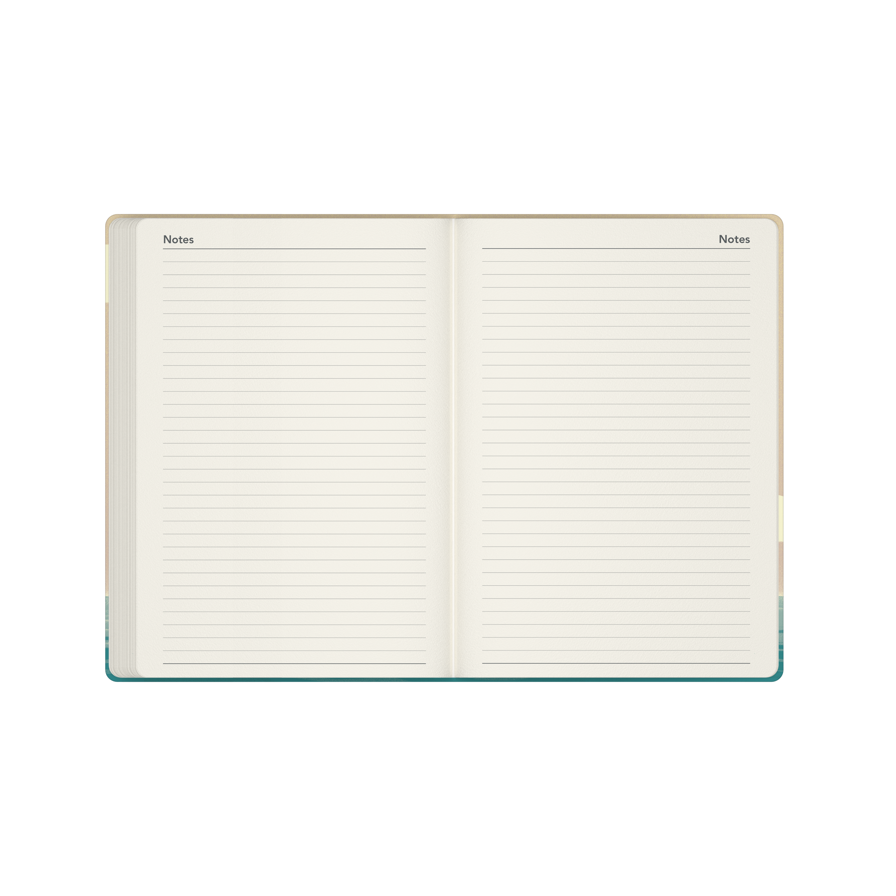 Submerge Calendar Year 2026 Diary/Planner, Week to View, A5 Recycled Hard Cover - Beige