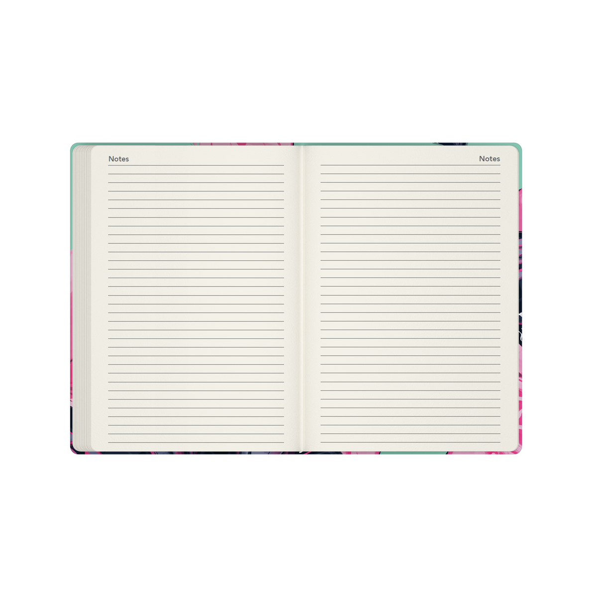 2027 Calendar Year Diary/Planner - 12 Month Pocket Week to View - Hard Cover in The Roses (Bee) - Collins Billy Blue Range