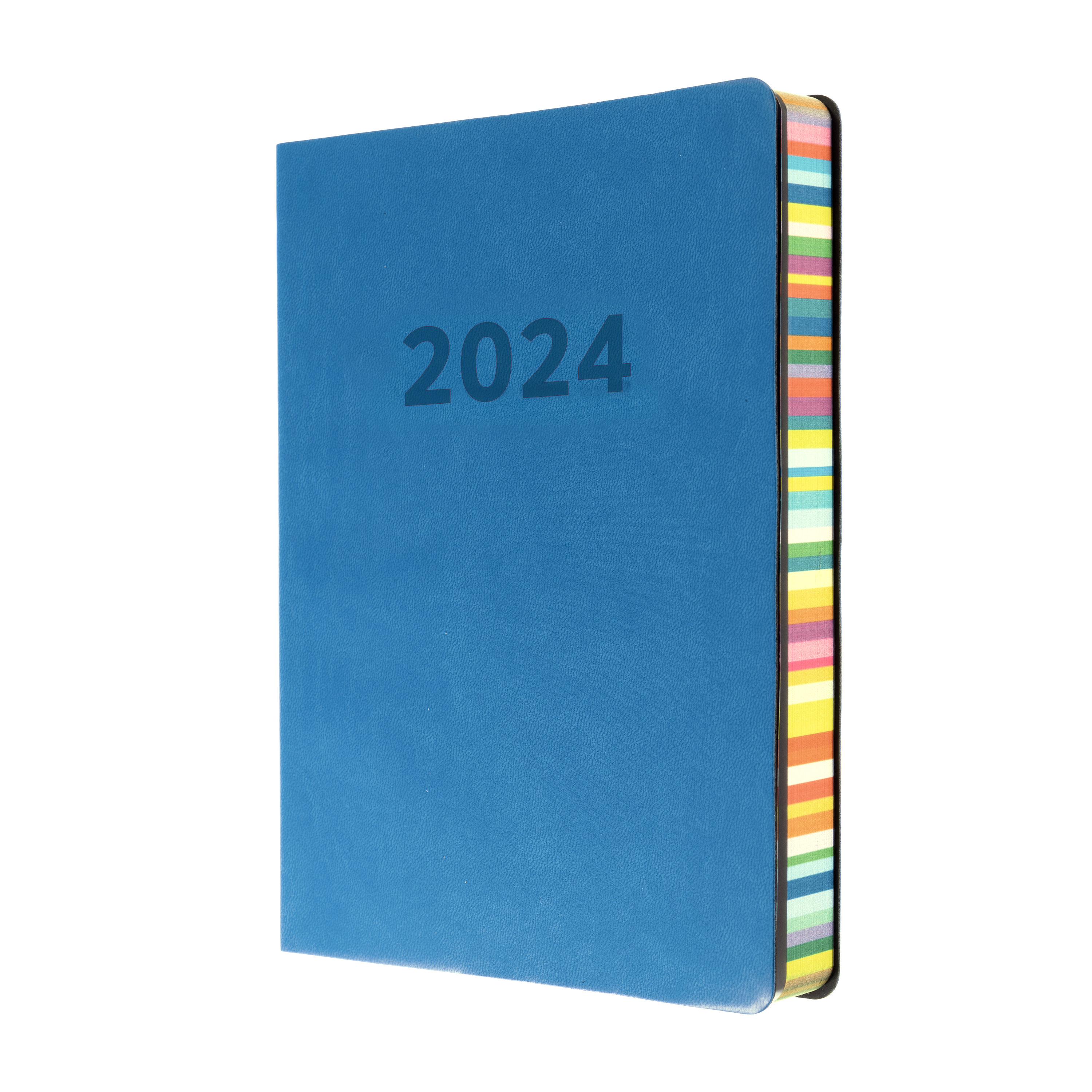 Collins Edge Rainbow 2024 Diary - Day to a Page View, Size A5