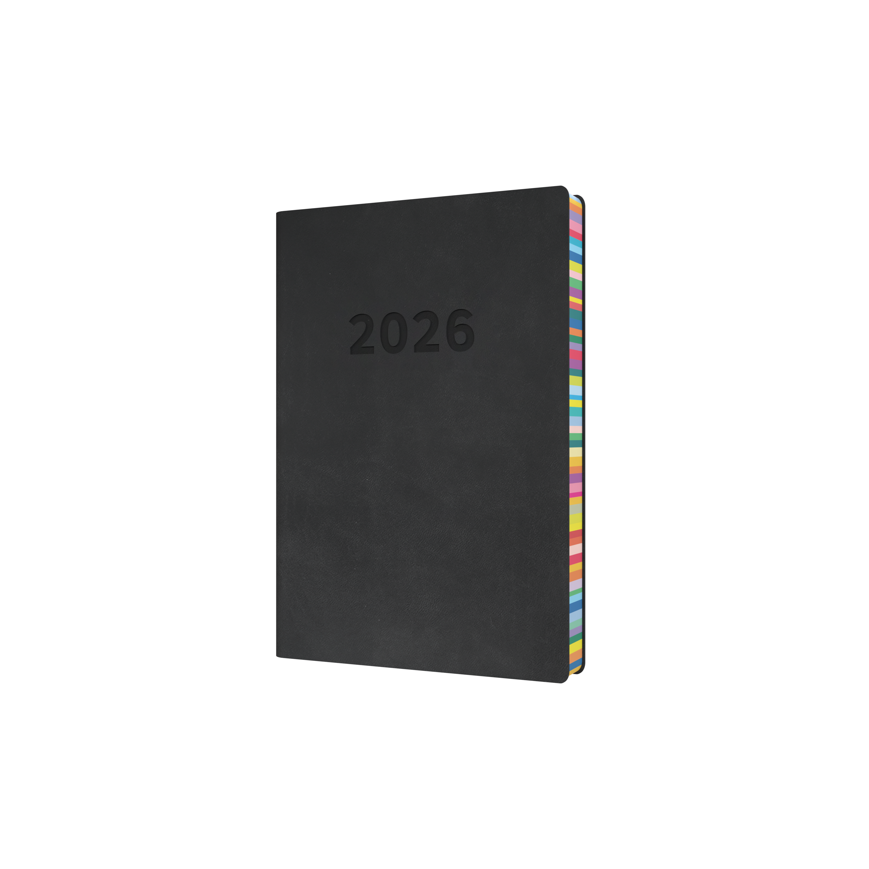 Edge Rainbow Calendar Year 2026 Diary/Planner, Day to Page, A5 Soft Cover