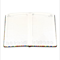 2027 Calendar Year Diary/Planner - 12 Month A5 Day to Page - Soft Cover - Collins Edge Rainbow Range