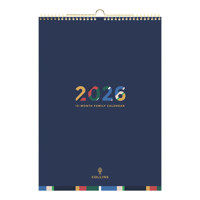Edge Mira Wall Calendar Calendar Year 2026 Diary/Planner, Month to View, A3 Wiro Hanger