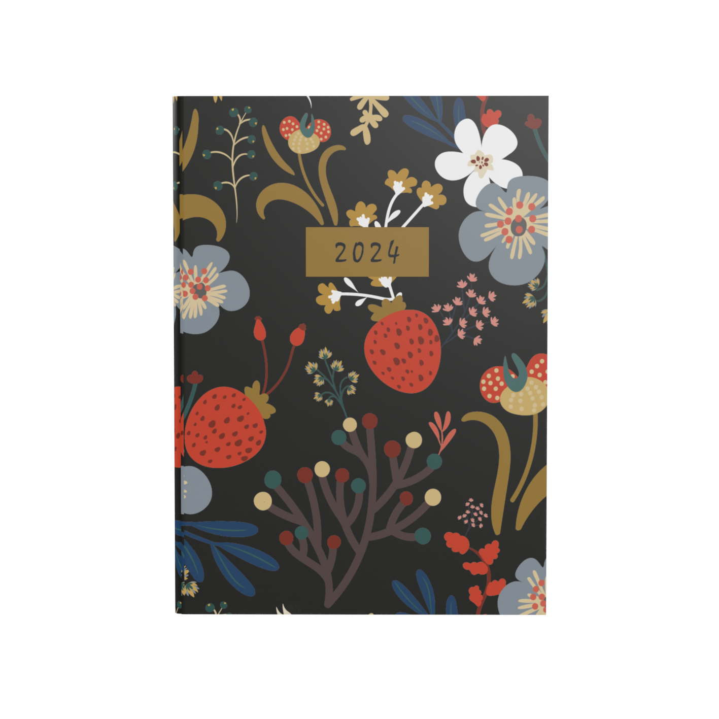 Enchanted 2024 Diary - Week to View, Size A5 Black / A5 (210 x 148mm)