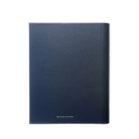 2027 Calendar Year Diary/Planner - 12 Month Quarto Day to Page - Leather Hard Cover in Navy - Collins The Economist Range