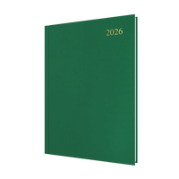Essential Calendar Year 2026 Diary/Planner, Day to Page, A4 Hard Cover