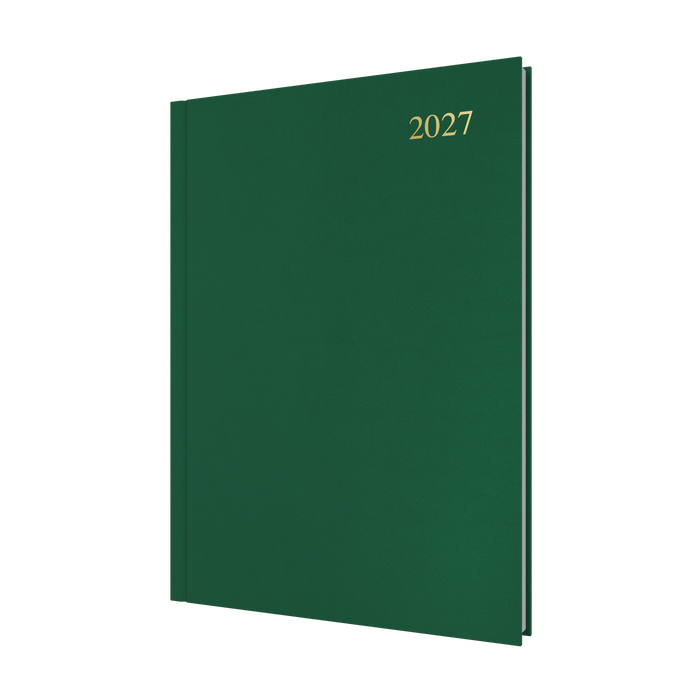 2027 Calendar Year Diary/Planner - 12 Month A4 Day to Page - Hard Cover - Collins Essential Range