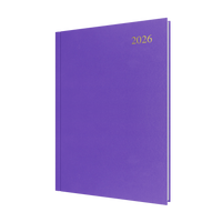 Essential Calendar Year 2026 Diary/Planner, Day to Page, A4 Hard Cover