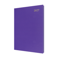2027 Calendar Year Diary/Planner - 12 Month A4 Day to Page - Hard Cover - Collins Essential Range