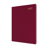 2027 Calendar Year Diary/Planner - 12 Month A4 Day to Page - Hard Cover - Collins Essential Range