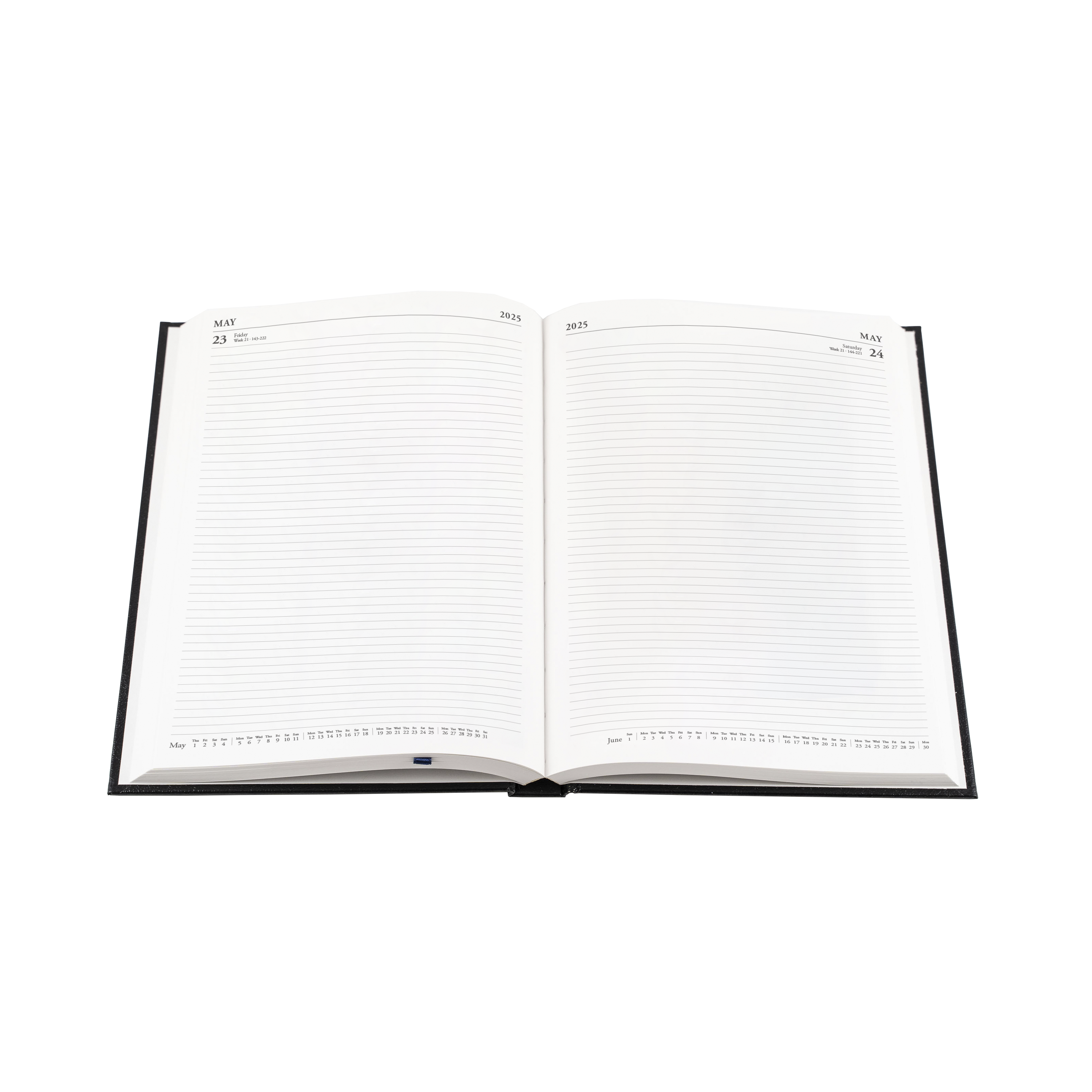Essential - A4 Day-to-Page Diary - 2025 Calendar Year Planner