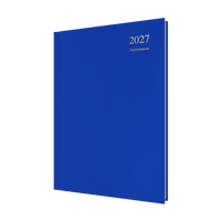 2027 Calendar Year Diary/Planner - 12 Month A4 Day to Page w Appointments - Hard Cover - Collins Essential Range