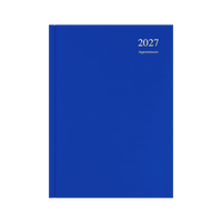 2027 Calendar Year Diary/Planner - 12 Month A4 Day to Page w Appointments - Hard Cover - Collins Essential Range