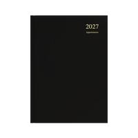 2027 Calendar Year Diary/Planner - 12 Month A4 Day to Page w Appointments - Hard Cover - Collins Essential Range