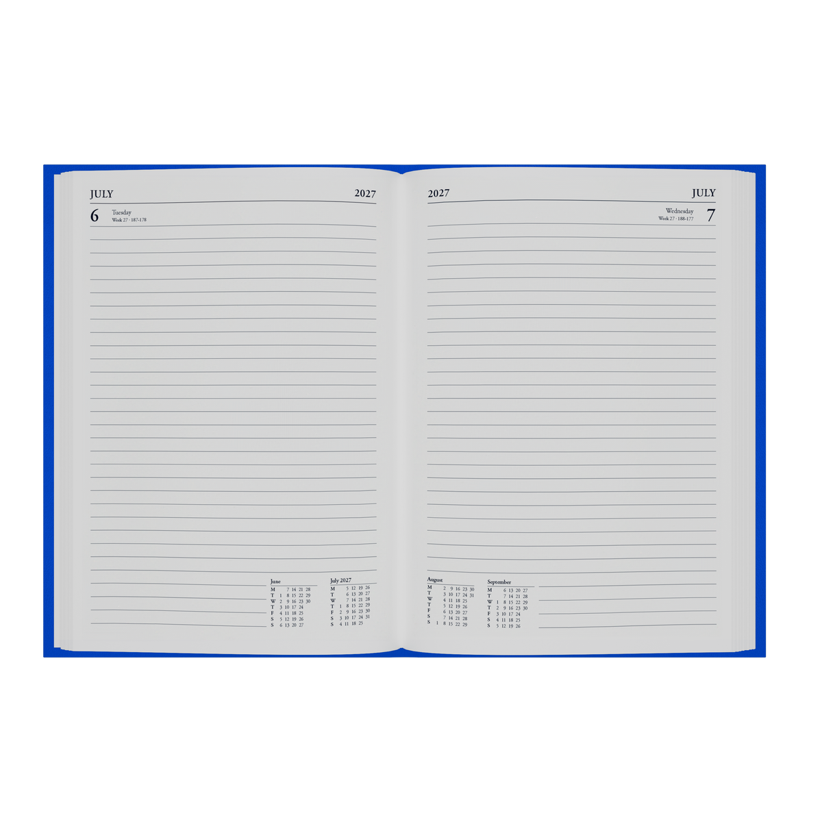 2027 Calendar Year Diary/Planner - 12 Month A5 Day to Page - Hard Cover - Collins Essential Range