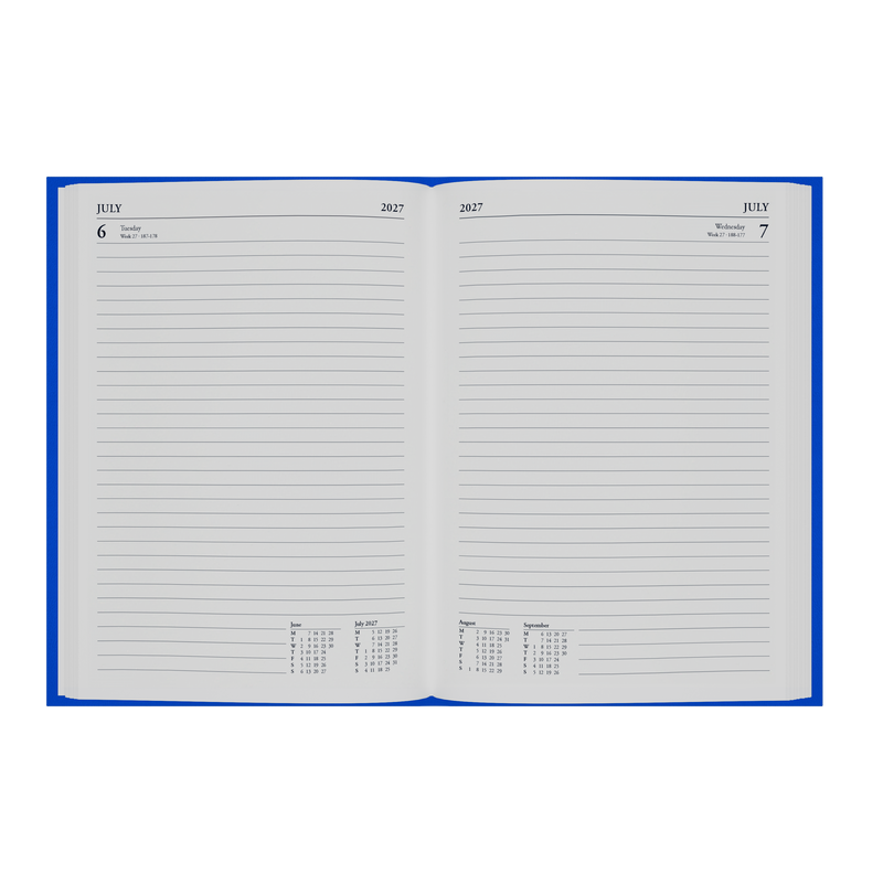 2027 Calendar Year Diary/Planner - 12 Month A5 Day to Page - Hard Cover - Collins Essential Range