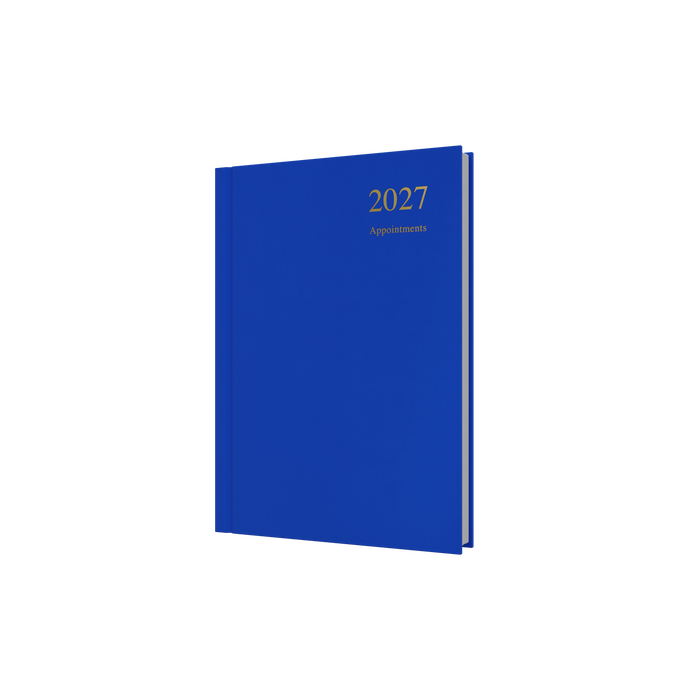 2027 Calendar Year Diary/Planner - 12 Month A5 Day to Page w Appointments - Hard Cover - Collins Essential Range