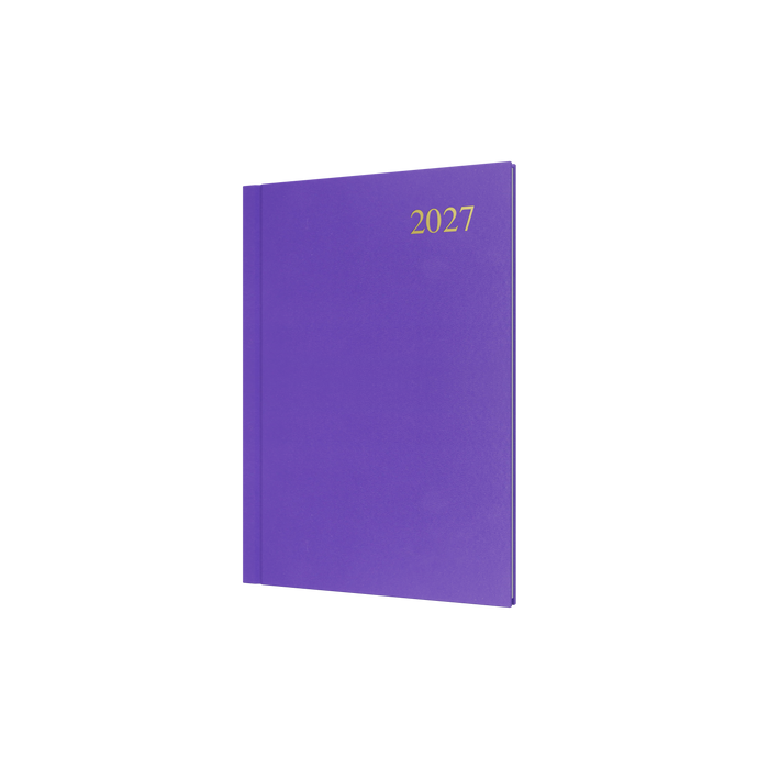 2027 Calendar Year Diary/Planner - 12 Month A5 Week to View - Hard Cover - Collins Essential Range