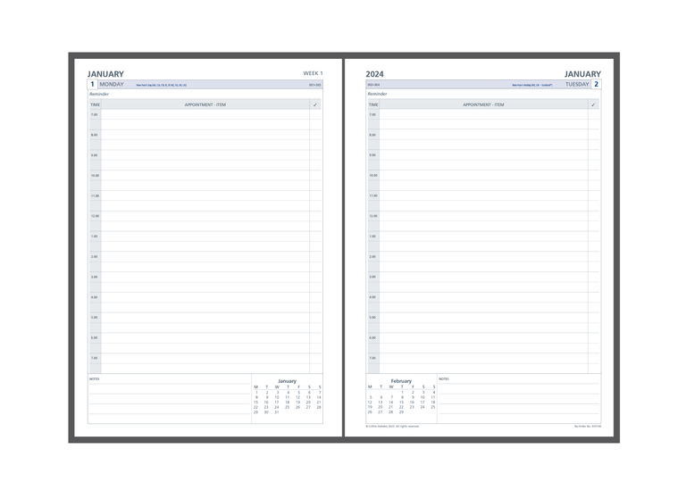 Diaries Diary Refills — Collins Debden