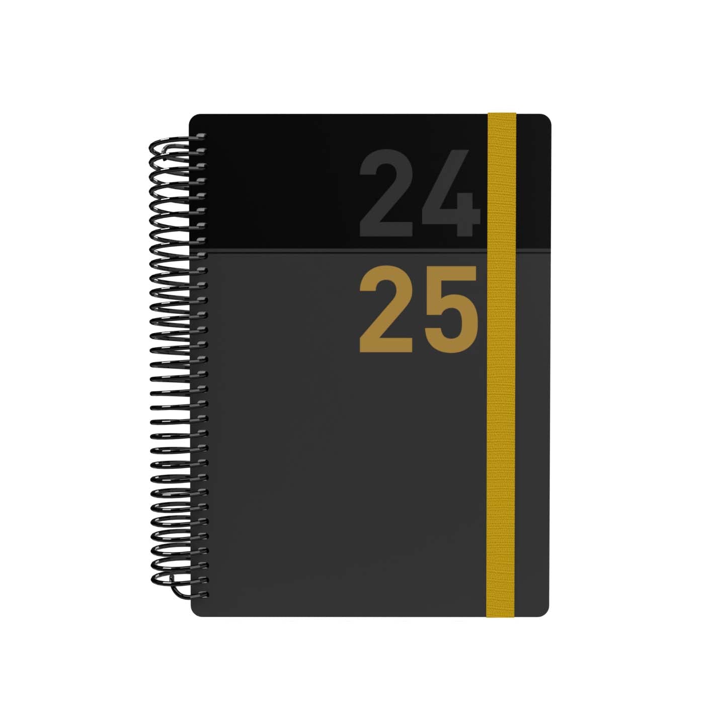 Delta - A5 Day-to-Page 2024-2025 Mid-Academic Year Diary/Planner