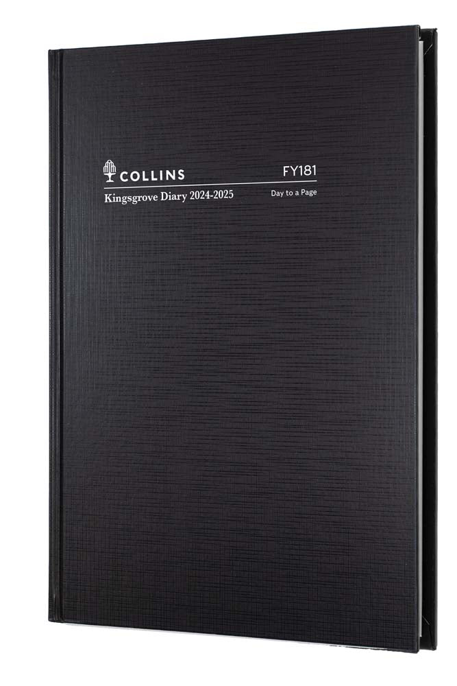 Kingsgrove - A5 Day-To-Page 2024-2025 Financial Year Diary Planner- With appointments