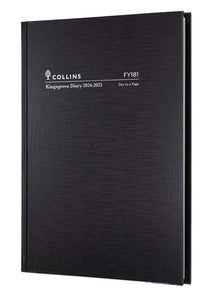 Kingsgrove - A5 Day-To-Page 2024-2025 Financial Year Diary Planner- With appointments