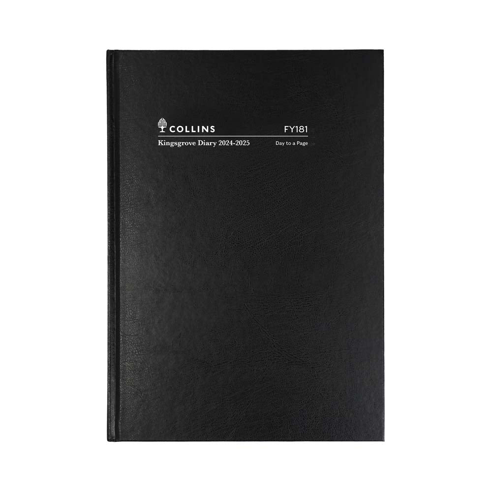 Kingsgrove - A5 Day-To-Page 2024-2025 Financial Year Diary Planner- With appointments