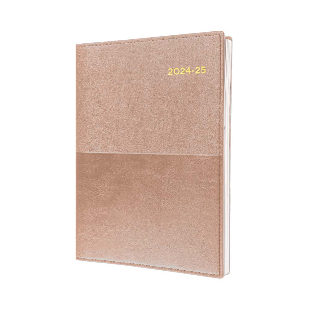 Vanessa - A5 Day-to-Page 2024-2025 diary Financial year planner - With appointments